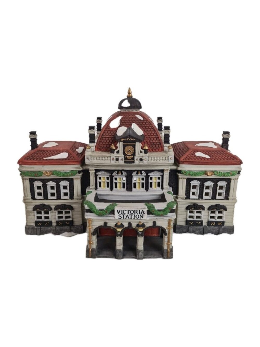 Department 56 "Victoria Station" 5574-3 Christmas Village Lighted Building